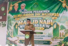 Ponpes Al Mujahidin DDI Masamba Gelar Maulid Nabi Muhammad SAW secara Sederhana