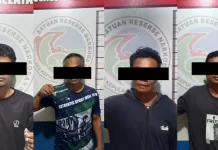 Tim Tindak Ops Antik Polres Selayar Amankan 4 Tersangka Narkoba
