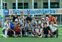 Telkomsel Juara Turnamen Mini Soccer Hari Bakti Postel ke-81