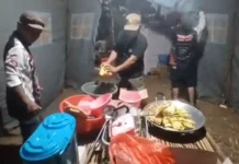 Tagana Dinsos Maros Buka Dapur Umum, Dukung Tim SAR Cari Remaja Tenggelam