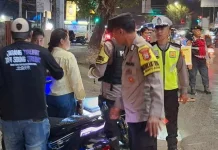 Polsek Rappocini Operasi Knalpot Brong dalam Ops Cipkon