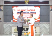 Uskup Umat Katolik TNI Polri hadir di Polda Sulsel