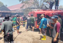 Empat Rumah Terbakar di Malino, Kerugian Ditaksir hingga Rp500 Juta