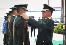 Sebanyak 170 Prajurit dan PNS Kodam XIV/Hasanuddin Naik Pangkat