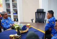 Perkuat Silaturahmi, Kakanwil Kemenkum Kunjungi Kakanwil Kementerian HAM Sulsel