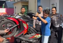 Polrestabes Makassar Amankan Pelaku Freestyle Motor yang Viral di Medsos