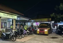 Polsek Manggala Amankan 20 Motor Berknalpot Brong