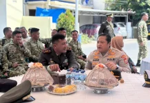 HUT TNI ke-81, Kapolres Didid Imawan Pimpin Silaturrahmi ke Kodim 1415 Selayar
