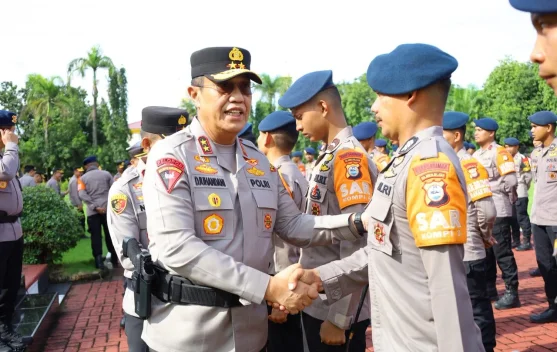 Sat.Brimob Polda Sulsel Selesaikan Tugas BKO Kemanusiaan di Aceh