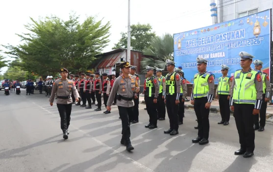 Polres Palopo laksanakan Apel Gelar Pasukan Operasi Ketupat 2026