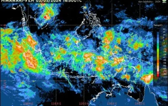 Prakiraan Cuaca Sulsel, 13 Maret 2026 Berawan Berpotensi Hujan Ringan