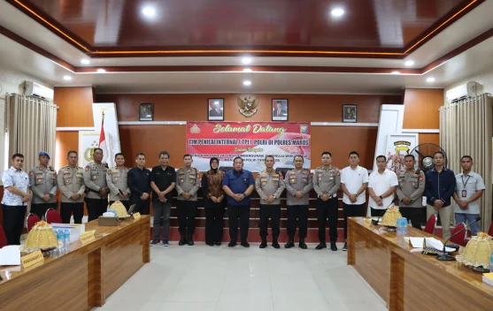 Komitmen Bersih dari Korupsi, Polres Maros Diuji Tim Penilai Internal