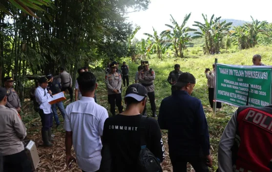 Pengamanan Ketat Warnai Eksekusi Lahan di Moncongloe