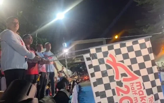 Munafri resmi Lepas Peserta Makassar Half Marathon 2026