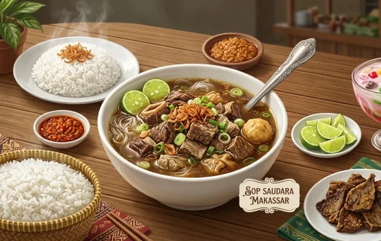 Sop Saudara, Kuliner Khas Sulawesi Selatan yang Kaya Rempah dan Gurih