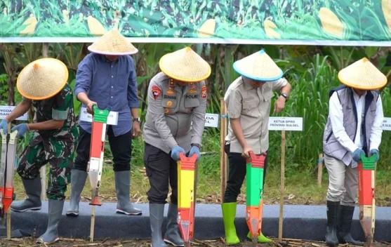 Gerakan Pangan Jagung Serentak Dilakukan Jajaran Polda Sulsel