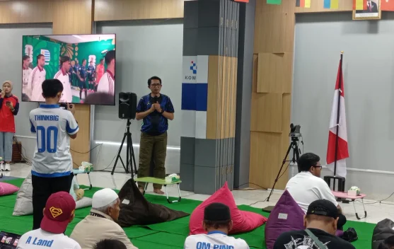BBLSDM Komdigi Makassar Gelar Nobar Piala Dunia Spanyol vs Uruguay