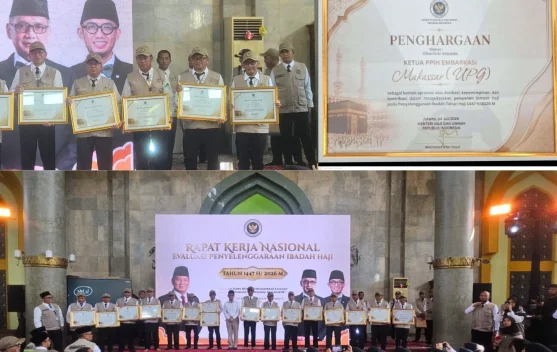 Sukses Pelayanan Haji, Kemenhaj Apresiasi PPIH Embarkasi Makassar