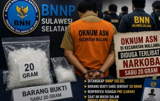 Dugaan ASN Mallawa Terlibat Kasus Narkoba, Camat Tunggu Arahan Bupati Maros