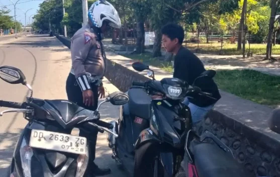 Satlantas Bulukumba Amankan Dua Motor Diduga Balap Liar