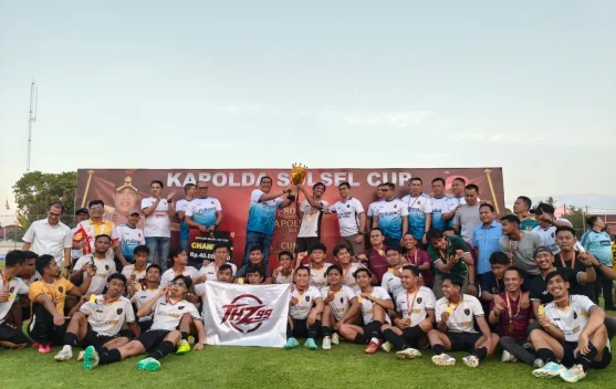 Plh. Kapolresta Gowa Hadiri Final Kapolda Sulsel Cup 2026