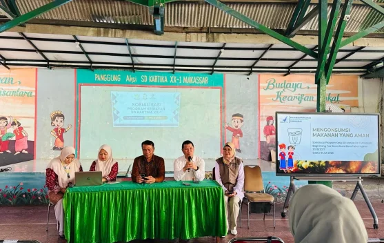 BBPOM Makassar Edukasi Keamanan Pangan kepada Orang Tua Murid SD Kartika XX-I