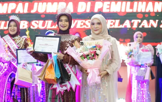 Finalis Bone Raih Mahkota Miss Hijab Sulsel 2026, Wakil Makassar Borong Runner-up