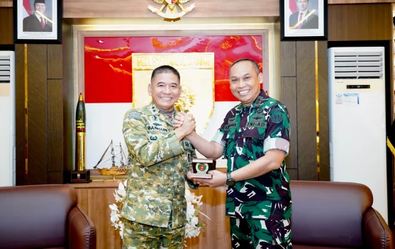 Kepala Pusat Peralatan Angkatan Darat berkunjung ke Kodam XIV/Hasnauddin