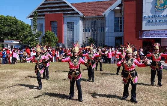 Meriahkan HUT RI, Dharma Wanita Persatuan Bulukumba Gelar Lomba Senam Kreasi