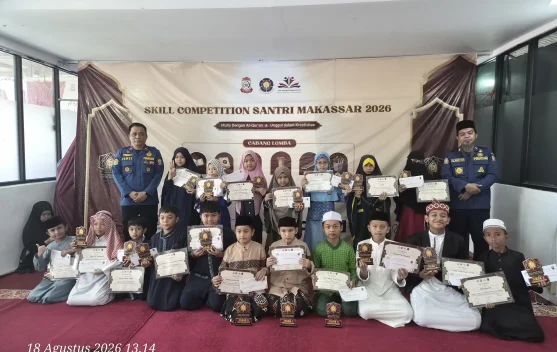 Kadis Damkarmat Makassar Apresiasi Suksesnya Skill Competition Santri 2026