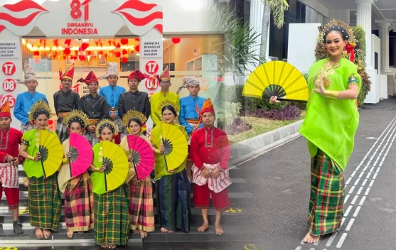 Mahasiswa Unibos Tampil Bawakan Tari Sulsel di Istana Negara