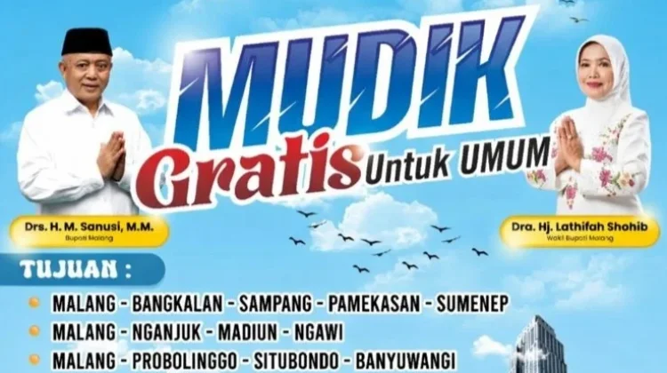 Pemkab Malang Buka Mudik Gratis Lebaran 2026