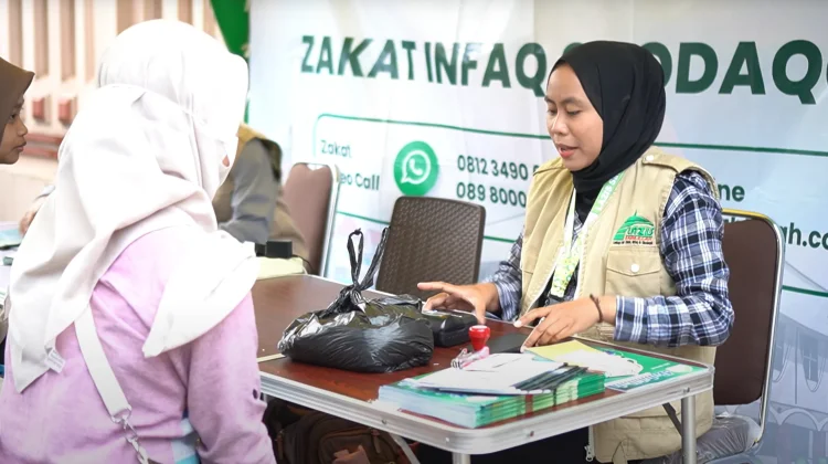 LAZIS Sabilillah Sebar Konter Zakat di Sejumlah Titik Kota Malang