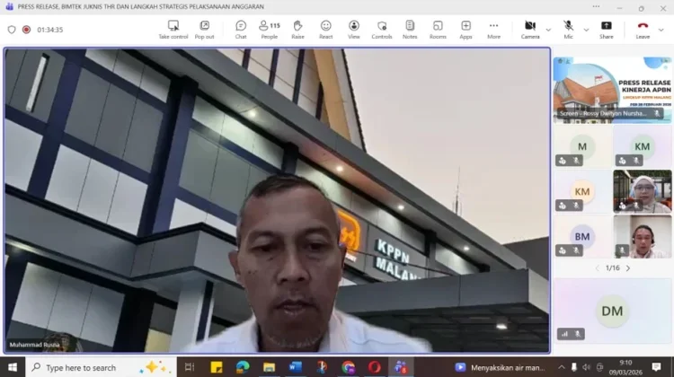 Pendapatan Negara Wilayah Kerja KPPN Malang Capai Rp15,97 Triliun hingga Februari