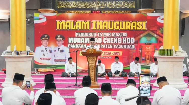 Pengurus Takmir Masjid Cheng Hoo Pandaan Resmi Berganti