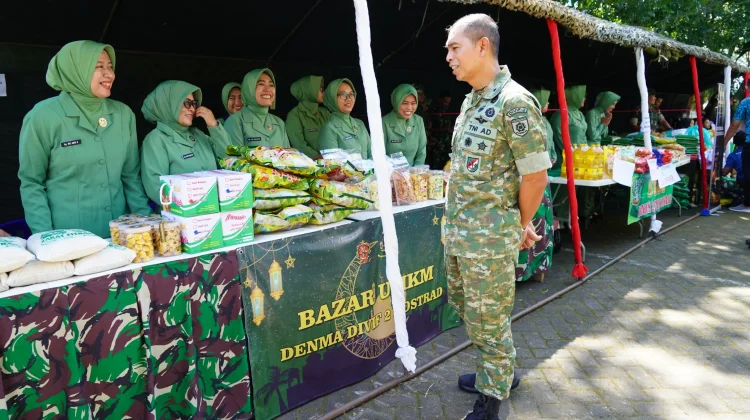Bazar Ramadan Divif 2 Kostrad Dukung UMKM