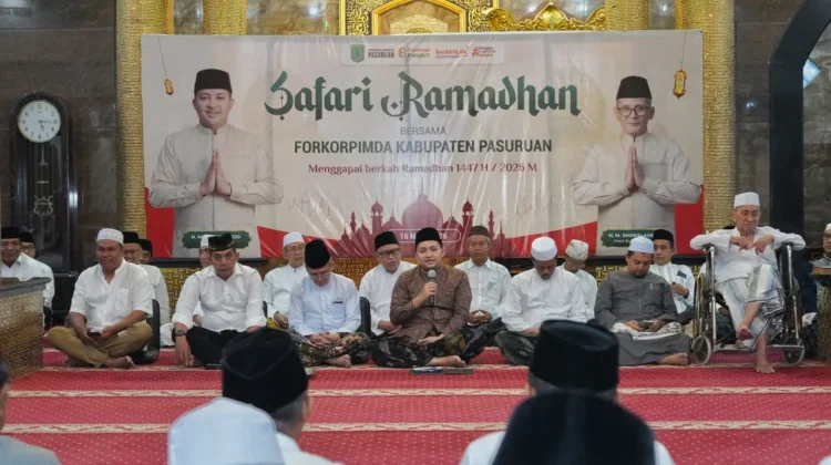 Mas Rusdi Tutup Safari Ramadan Pemkab Pasuruan di Masjid Jami' Bangil