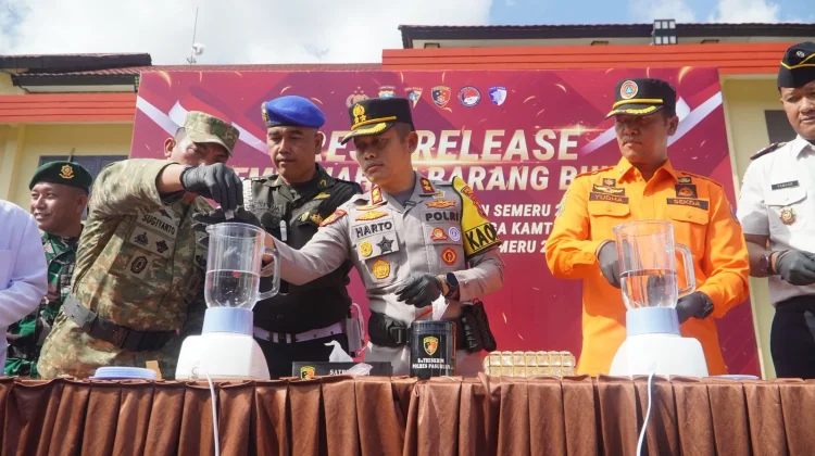 Satresnarkoba Polres Pasuruan Amankan Belasan Pengedar Narkoba