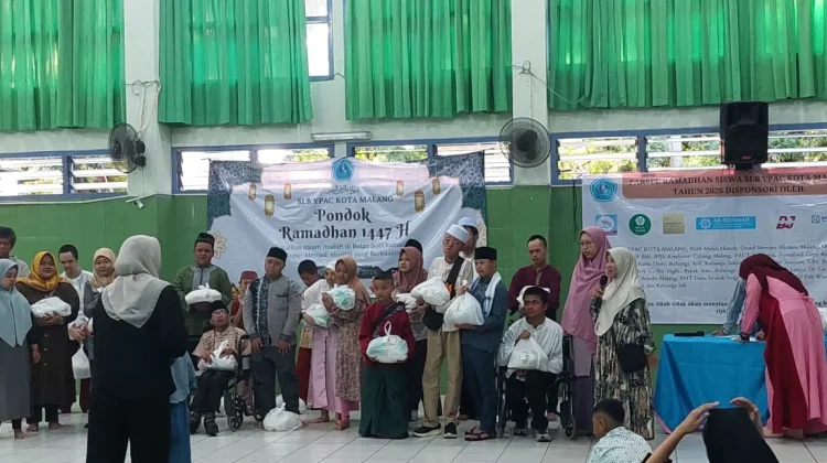 SLB YPAC Kota Malang Gelar Pondok Ramadan dan Bagi Parsel Siswa