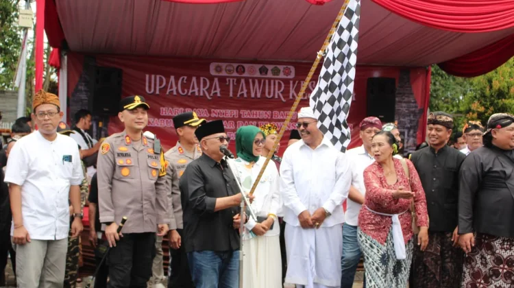 Polres Blitar Amankan Pawai Ogoh-Ogoh Nyepi di Wlingi