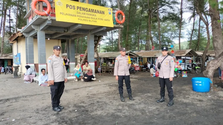 Antisipasi Lonjakan Pengunjung, Polisi Perketat Pengamanan Pantai Serang