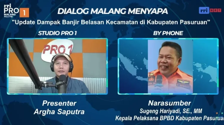BPBD Tangani Banjir Pasuruan dengan Pompa dan Dapur Umum