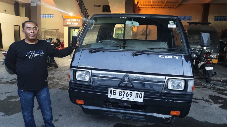 Polsek Purwosari Amankan Pickup Hasil Pencurian di Madura