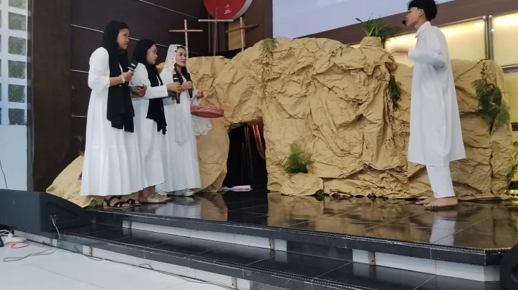 Drama Paskah Dihadirkan Jemaat GBI Diaspora Sejahtera Ampelgading Malang