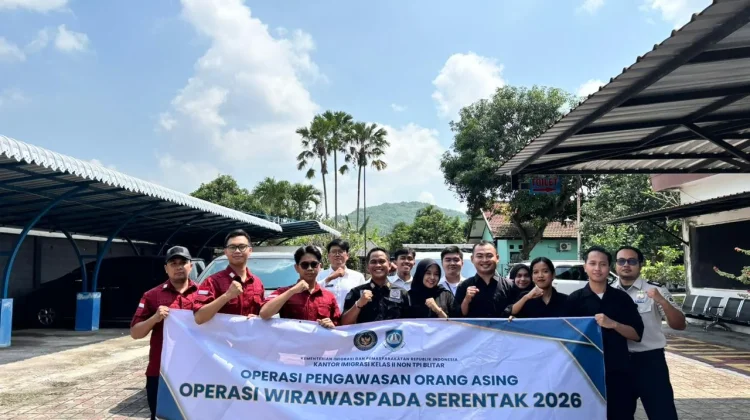 Operasi Wirawaspada 2026, Imigrasi Blitar Awasi WNA