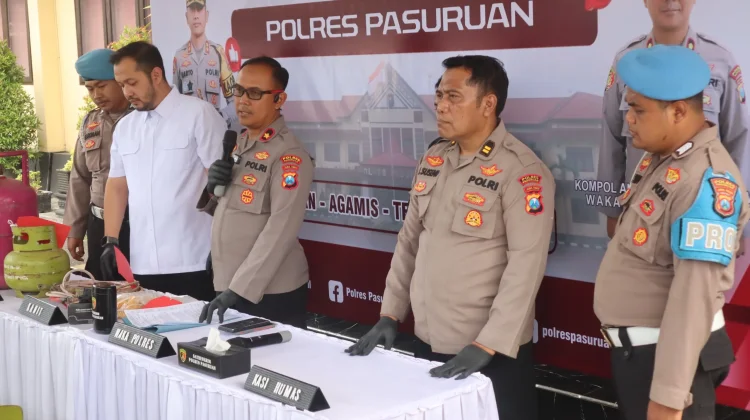 Polres Pasuruan Ringkus Pelaku Penyalahgunaan LPG Bersubsidi