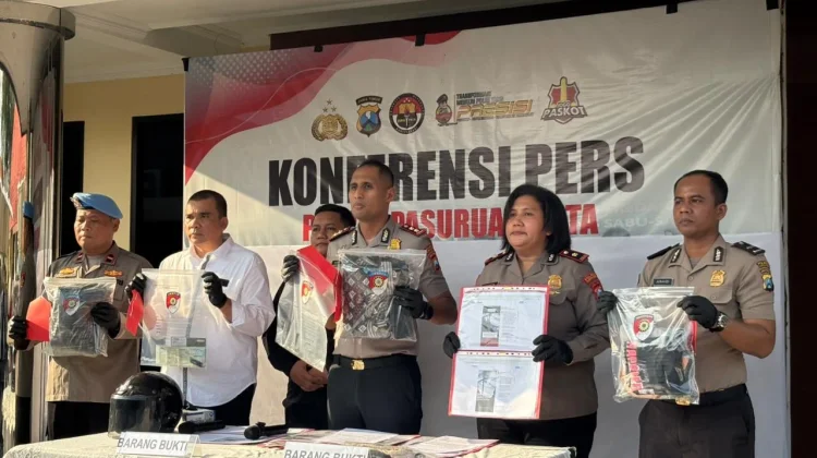 Polres Pasuruan Kota Ringkus 2 Residivis Curanmor