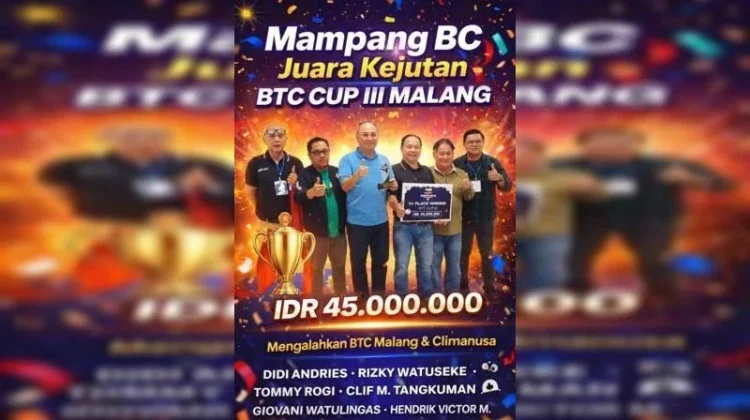 Mampang BC Ukir Kejutan Besar di BTC Bridge Open Malang 2026