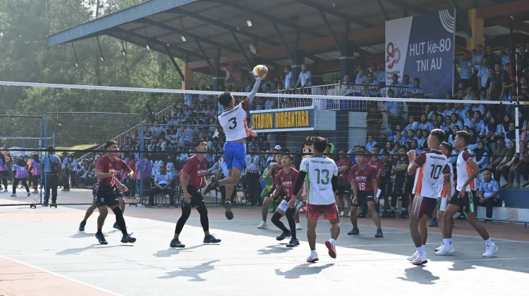 Final Voli Lanud Abd Saleh Berlangsung Meriah
