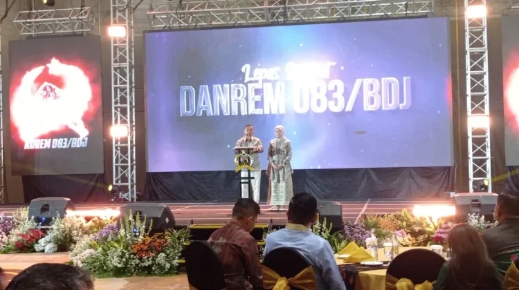 Pisah Sambut Danrem 083 BDJ Berlangsung Haru